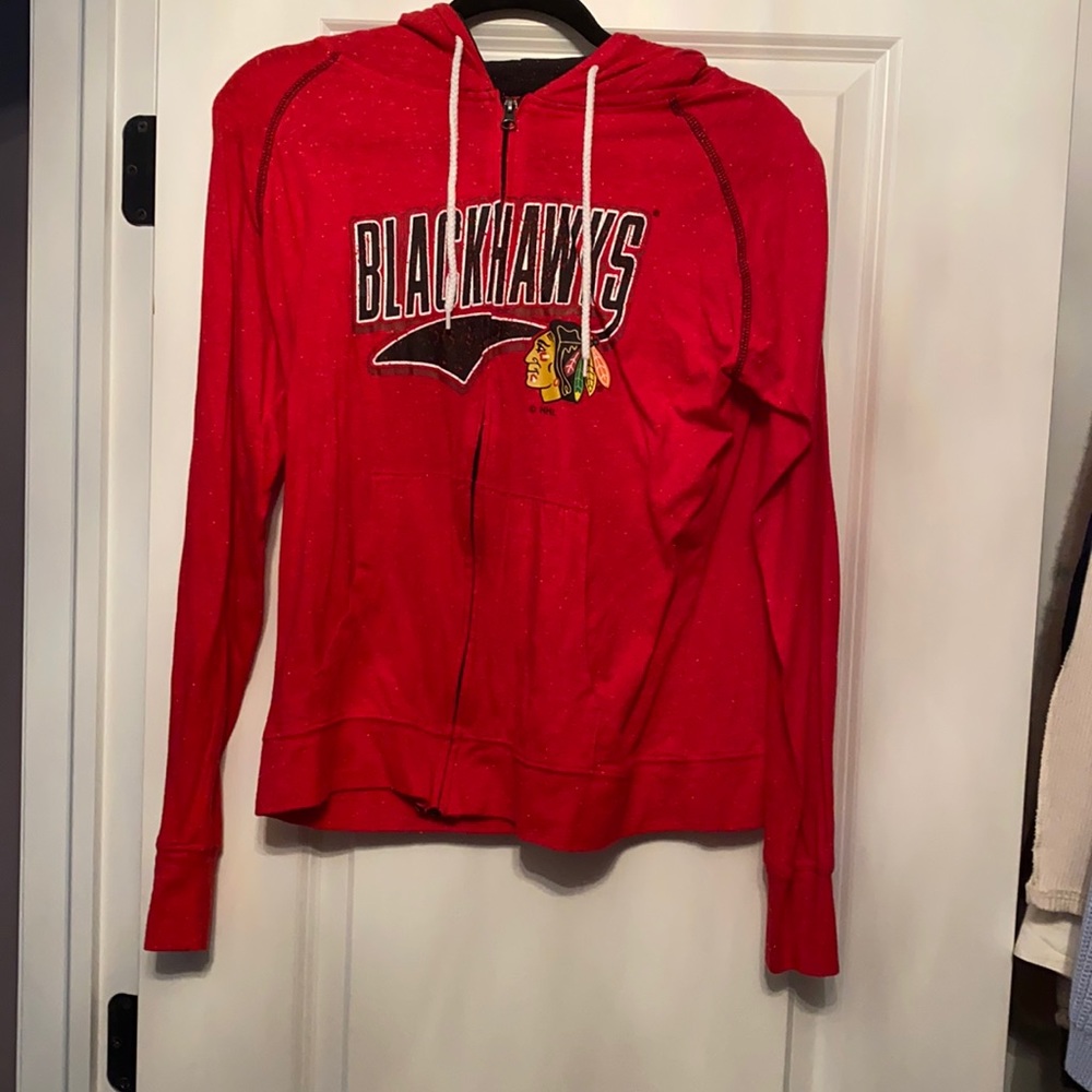 Blackhawks zipped sweatshirt